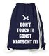 Turnbeutel Gym Bag - Don't touch it sonst klatscht it - Moonworks®preview