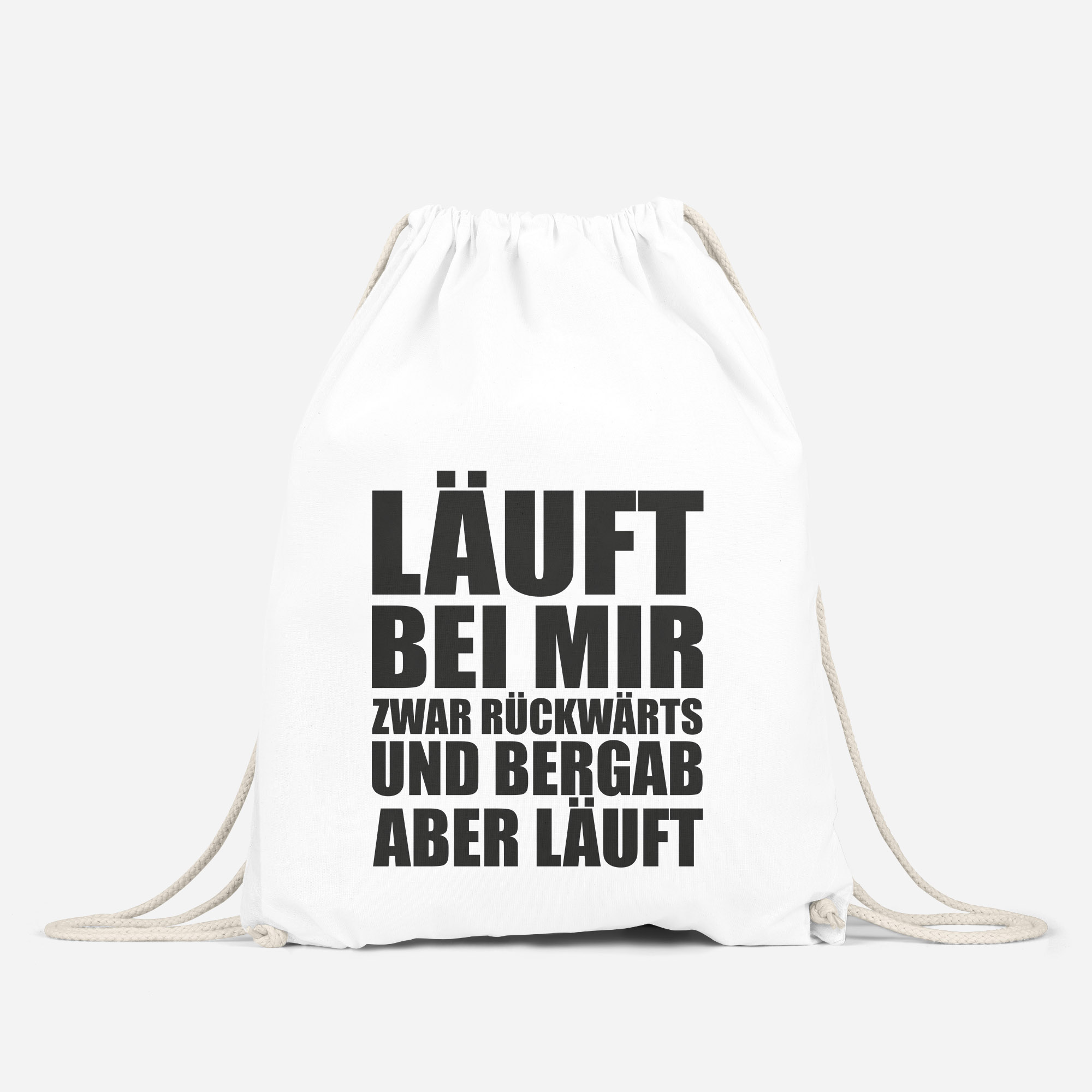 Läuft Rückwärts Und Bergab Aber Läuft