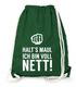 Turnbeutel Gym Bag Lustig Witzig Sprüche Hipster - Halts Maul ich bin voll Nett - Moonworks®preview