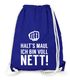 Turnbeutel Gym Bag Lustig Witzig Sprüche Hipster - Halts Maul ich bin voll Nett - Moonworks®preview