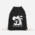 Turnbeutel Hai Shark Surfer-Gruß Shaka Hang Loose Welle Fun-Motiv lustig ironisch Gymbag Moonworks®preview