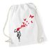 Turnbeutel Hipster Beutel Tasche Suicide Butterfly Schmetterling Jutebeutelpreview