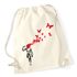 Turnbeutel Hipster Beutel Tasche Suicide Butterfly Schmetterling Jutebeutelpreview