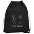 Turnbeutel I`ve Got Your Back Strichmännchen Spruch Moonworks®preview