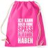 Turnbeutel Ich kann auch ohne Spass Alkohol haben Party festival feiern Gymsac Gymbag Moonworks®preview
