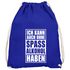 Turnbeutel Ich kann auch ohne Spass Alkohol haben Party festival feiern Gymsac Gymbag Moonworks®preview