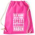 Turnbeutel Ich kann auch ohne Spass Alkohol haben Party festival feiern Gymsac Gymbag Moonworks®preview