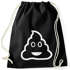 Turnbeutel Kackhaufen Scheißhaufen Bildsymbol Icon Hipster Beutel Tasche Sportbeutel Gymsac Gymbag Moonworks®preview
