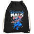 Turnbeutel Karneval Maus Spruch lustig Faschingsartikel Gadget Karneval Tasche Party Accessoires Gymbag Moonworks®preview