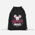 Turnbeutel - Karnevalsmaus - Accessoires Fasching Karneval Gadgets Spruch lustig Faschingsartikel Tasche Gymbag Moonworks®preview