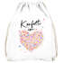 Turnbeutel - Konfetti Herz - Accessoires Fasching Gadgets Spruch lustig Faschingsartikel Tasche Gymbag Moonworks®preview