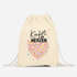Turnbeutel  - Konfetti im Herzen - Accessoires Fasching Karneval Gadgets Spruch lustig Faschingsartikel Tasche Gymbag Moonworks®preview