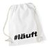 Turnbeutel #läuft Hashtag Hipster Beutel Tasche Baumwolle Gymbag Autiga®preview