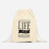 Turnbeutel Life is no sugarlicking Sprüche Spruch Jutebeutel Moonworkspreview