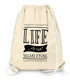 Turnbeutel Life is no sugarlicking Sprüche Spruch Jutebeutel Moonworkspreview