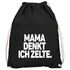Turnbeutel Mama denkt ich zelte Spruch lustig Party Rave Gymbag Moonworks®preview