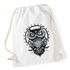Turnbeutel Mandala Eule Owl Boho Ethno Bohemian Sportbeutel Gymsac Autiga®preview
