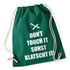 Turnbeutel mit Sprüchen "don`t touch it" Hipster Beutel Tasche Jutebeutel Gymbagpreview