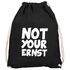 Turnbeutel Not Your Ernst Spruch lustig Statement Gymbag Moonworks®preview