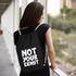 Turnbeutel Not Your Ernst Spruch lustig Statement Gymbag Moonworks®preview