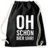 Turnbeutel Oh schon Bier Uhr Party Festival Strand Moonworks®preview