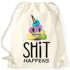 Turnbeutel Sh*t Happens bunter Kack-Haufen Einhorn Gymbag Pile of Poo Moonworks®preview