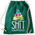 Turnbeutel Sh*t Happens bunter Kack-Haufen Einhorn Gymbag Pile of Poo Moonworks®preview