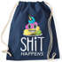 Turnbeutel Sh*t Happens bunter Kack-Haufen Einhorn Gymbag Pile of Poo Moonworks®preview