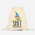 Turnbeutel Sh*t Happens bunter Kack-Haufen Einhorn Gymbag Pile of Poo Moonworks®preview