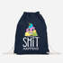 Turnbeutel Sh*t Happens bunter Kack-Haufen Einhorn Gymbag Pile of Poo Moonworks®preview