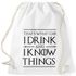 Turnbeutel Spruch-Beutel that's what i do i drink and i know things Moonworks®preview