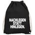 Turnbeutel Spruch lustig Nachlegen statt hinlegen Stoffbeutel gym bag Moonworks®preview