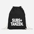Turnbeutel Spruch lustig Subs+ Tanzen Stoffbeutel gym bag Moonworks®preview