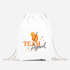 Turnbeutel Spruch Lustig - Team Spritz - Gruppenoutfit Gadget Accessoires Party JGA Fasching Karneval Gymbag Moonworks®preview