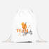 Turnbeutel Spruch Lustig - Team Spritz - Gruppenoutfit Gadget Accessoires Party JGA Fasching Karneval Gymbag Moonworks®preview