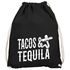 Turnbeutel Tacos & Tequila Wurm Sombrero Tequilla Mexikanisch Moonworks®preview