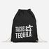Turnbeutel Tacos & Tequila Wurm Sombrero Tequilla Mexikanisch Moonworks®preview