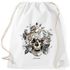 Turnbeutel Totenkopf Rosen Skull Roses Schädel Hipster Beutel Tasche Gymsac Autiga®preview