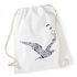 Turnbeutel Vögel Vogel Birds Hipster Beutel Tasche Jutebeutel Gymsac Autiga®preview