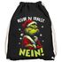 Turnbeutel Weihnachten mit Spruch lustig Nein Statement Print Weihnachtsmuffel Geschenkidee Gymbag Moonworks®preview