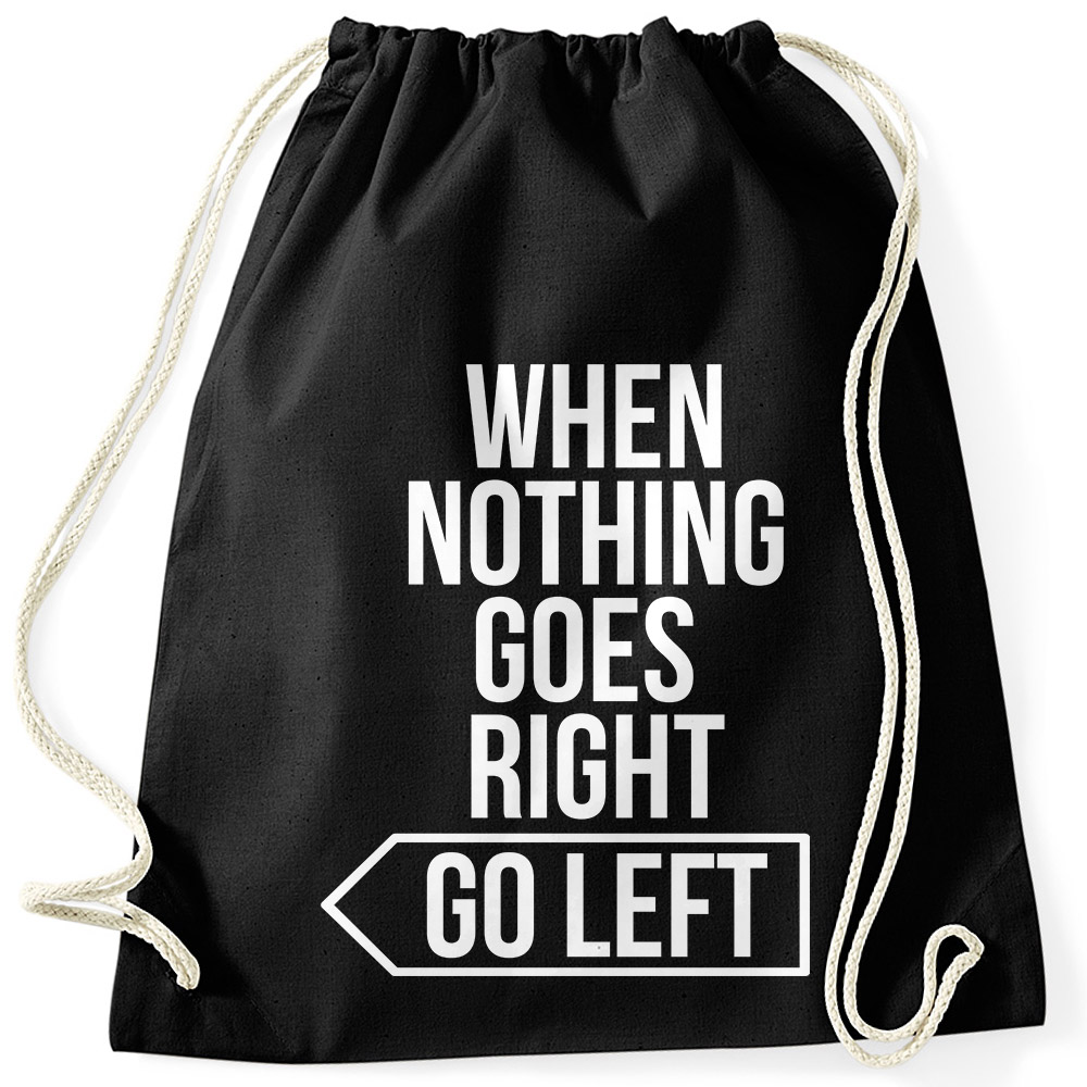 MoonWorks Turnbeutel „Geiles Teil“ – Aus Baumwolle, 37x46 Cm, 12 Liter, Mit Coolem Spruch