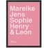 Typografie Familienposter personalisiertes Poster mit Namen Geschenkidee Familie Wanddeko Wohnzimmer Flur Eingangsbereich SpecialMe®preview