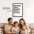 Typografie Familienposter personalisiertes Poster mit Namen Geschenkidee Familie Wanddeko Wohnzimmer Flur Eingangsbereich SpecialMe®preview