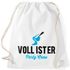 Vollister Lustiger Trink Spruch Bier Turnbeutel Moonworks®preview