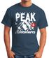 Wander Herren T-Shirt Mountain Adventures Moonworks®preview