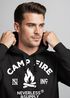 Warmer Kapuzen-Pullover Herren Lagerfeuer Camping Abenteuer Supply Hoodie Männer Neverless®preview