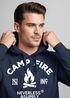 Warmer Kapuzen-Pullover Herren Lagerfeuer Camping Abenteuer Supply Hoodie Männer Neverless®preview