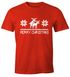 Weihnachten Herren T-Shirt Merry Christmas Fun-Shirt Moonworks®preview