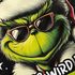 Weihnachtsshirt Damen Grinch Spruch T-Shirt Weihnachten Lustig Weihnachtsoutfit Frauen Moonworks®preview