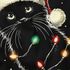 Weihnachtsshirt Damen Katze Weihnachten Lustig Weihnachtsoutfit Frauen Katzenfans Katzenliebhaber Moonworks®preview